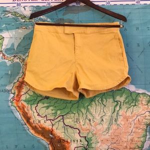 Modcloth yellow shorts